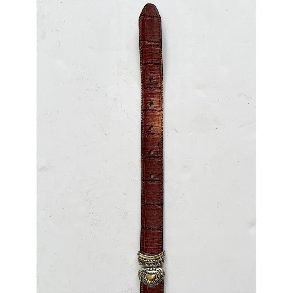 Brighton Marcus Two-Tone Reversible Belt Size M 30